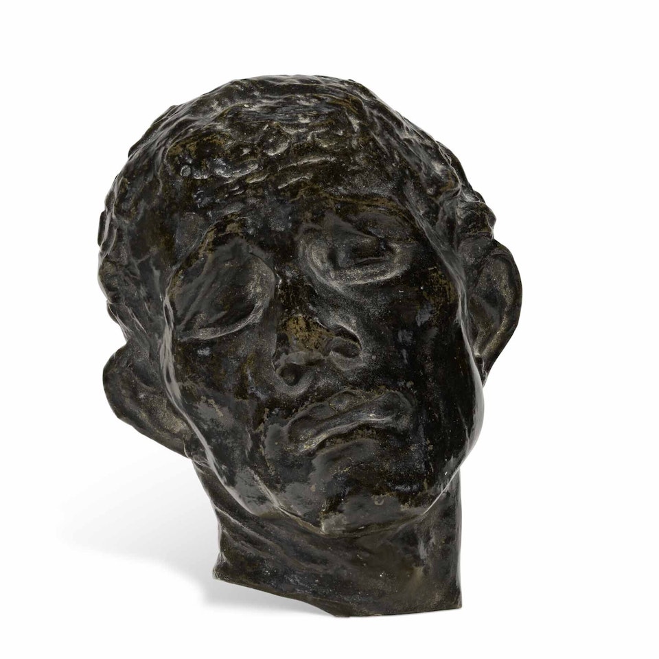 L’un des Bourgeois de Calais: Tête de Pierre de Wiessant, moyen modèle by Auguste Rodin