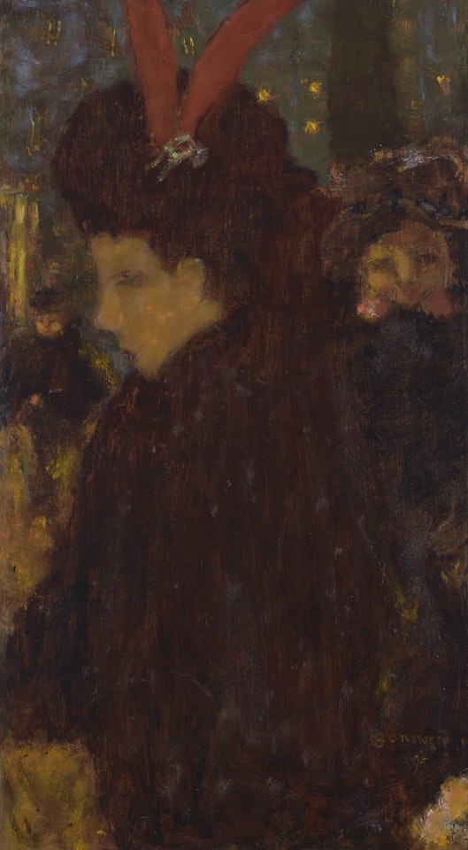 Femme à l'aigrette by Pierre Bonnard