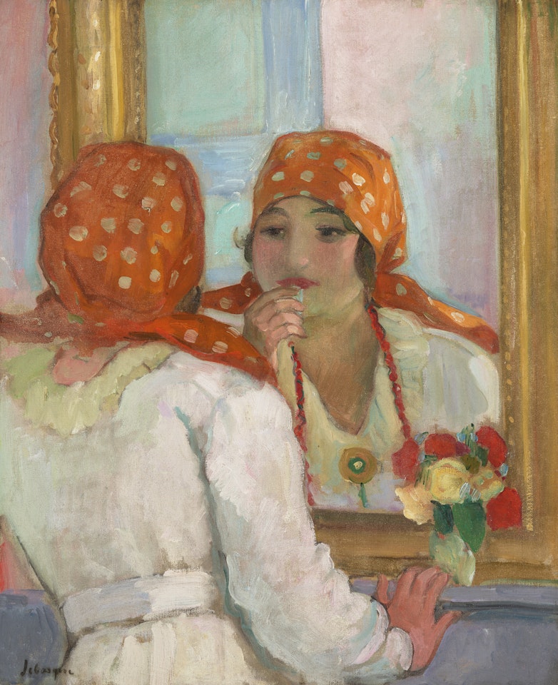 Devant le miroir à l’Ile-d’Yeu by Henri Lebasque