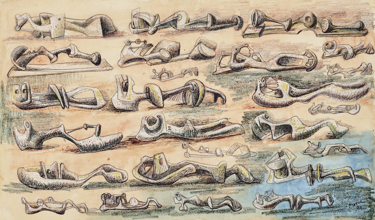 Reclining Figures by Henry Moore