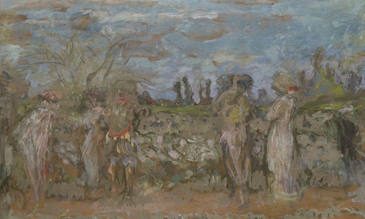Comédiens dans les sous-bois-II by Édouard Vuillard