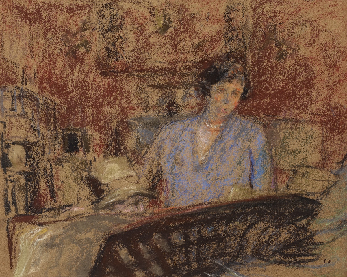 Étude pour le portrait de Madame Lucien Sauphar by Édouard Vuillard