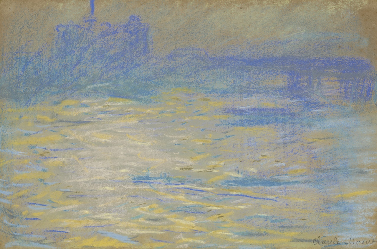 La Tamise by Claude Monet