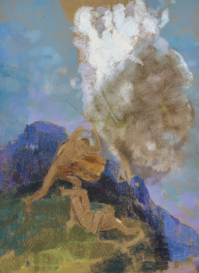 Caïn et Abel by Odilon Redon