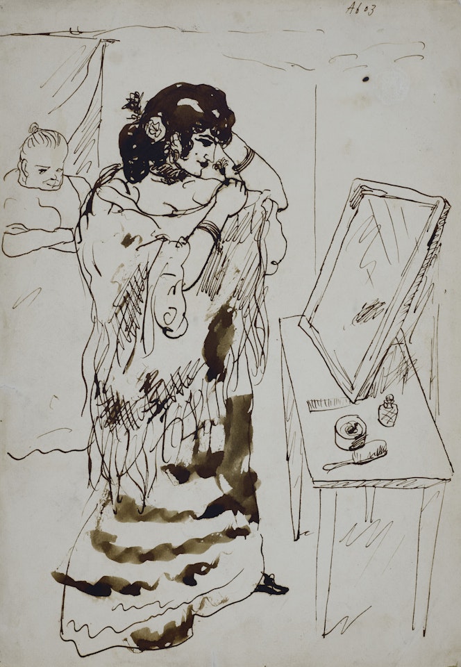 L'espagnole devant le miroir by Pablo Picasso