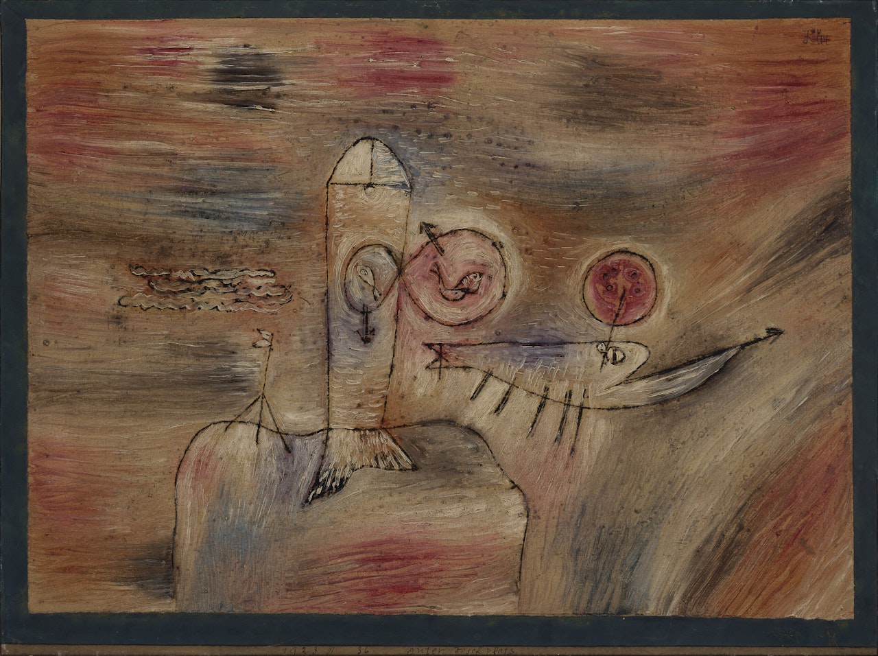 Guter Fischplatz by Paul Klee