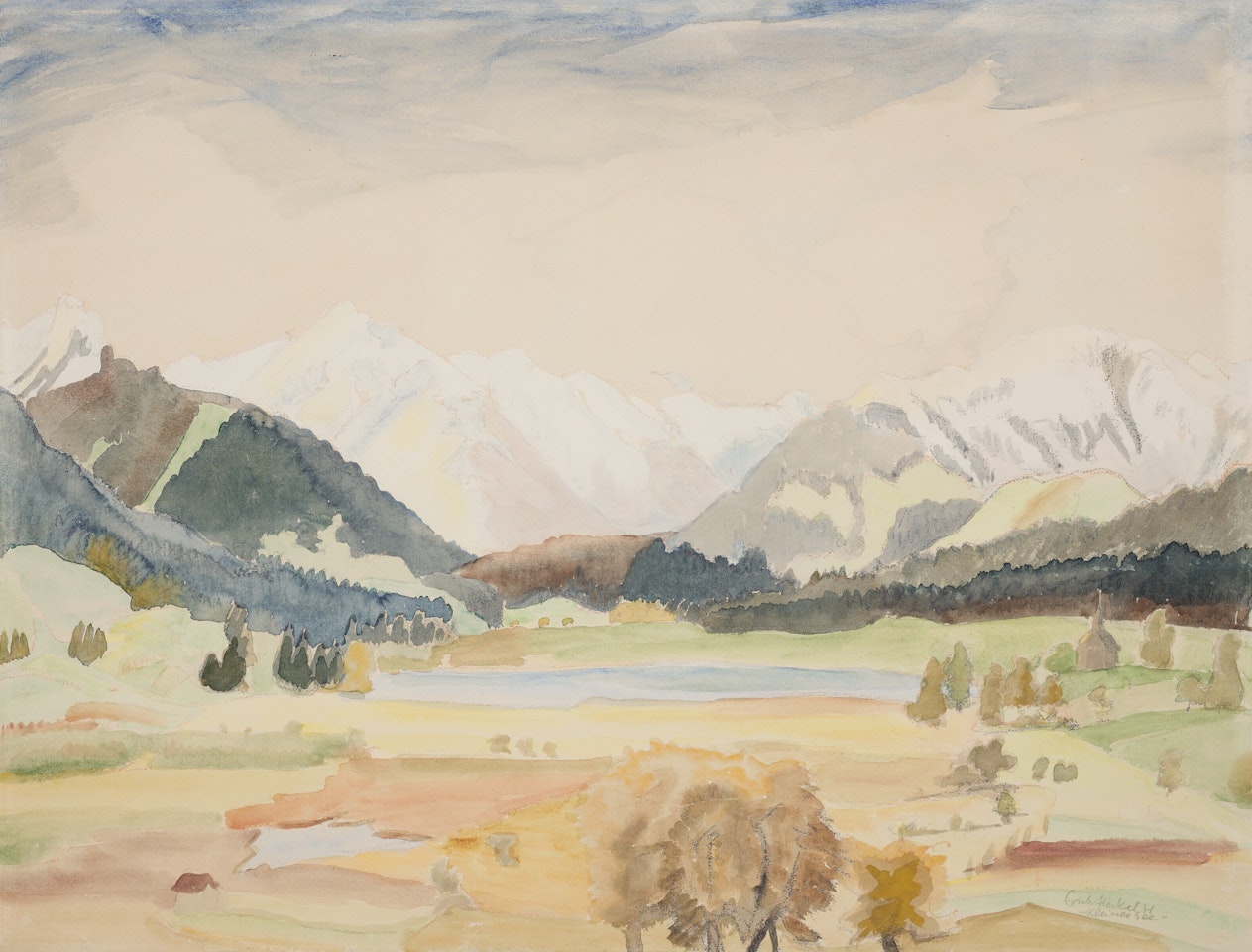 Kleiner See by Erich Heckel