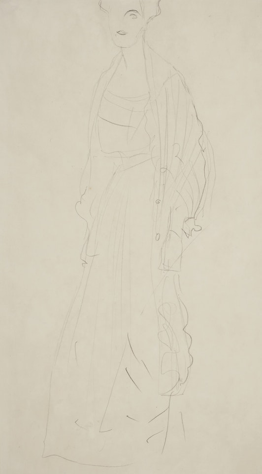 Studie für das Bildnis Margaret Stonborough-Wittgenstein by Gustav Klimt
