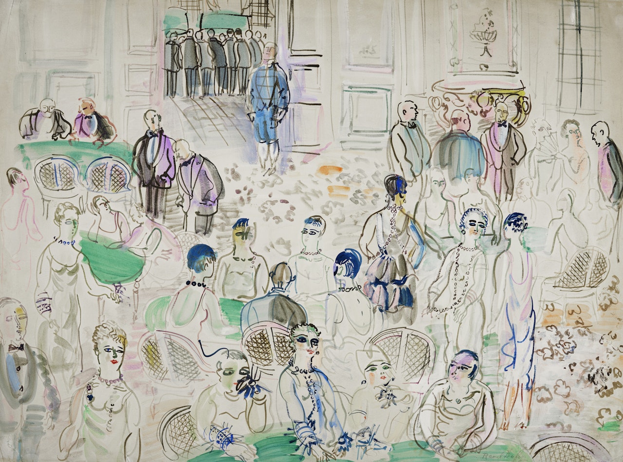 Au casino by Raoul Dufy