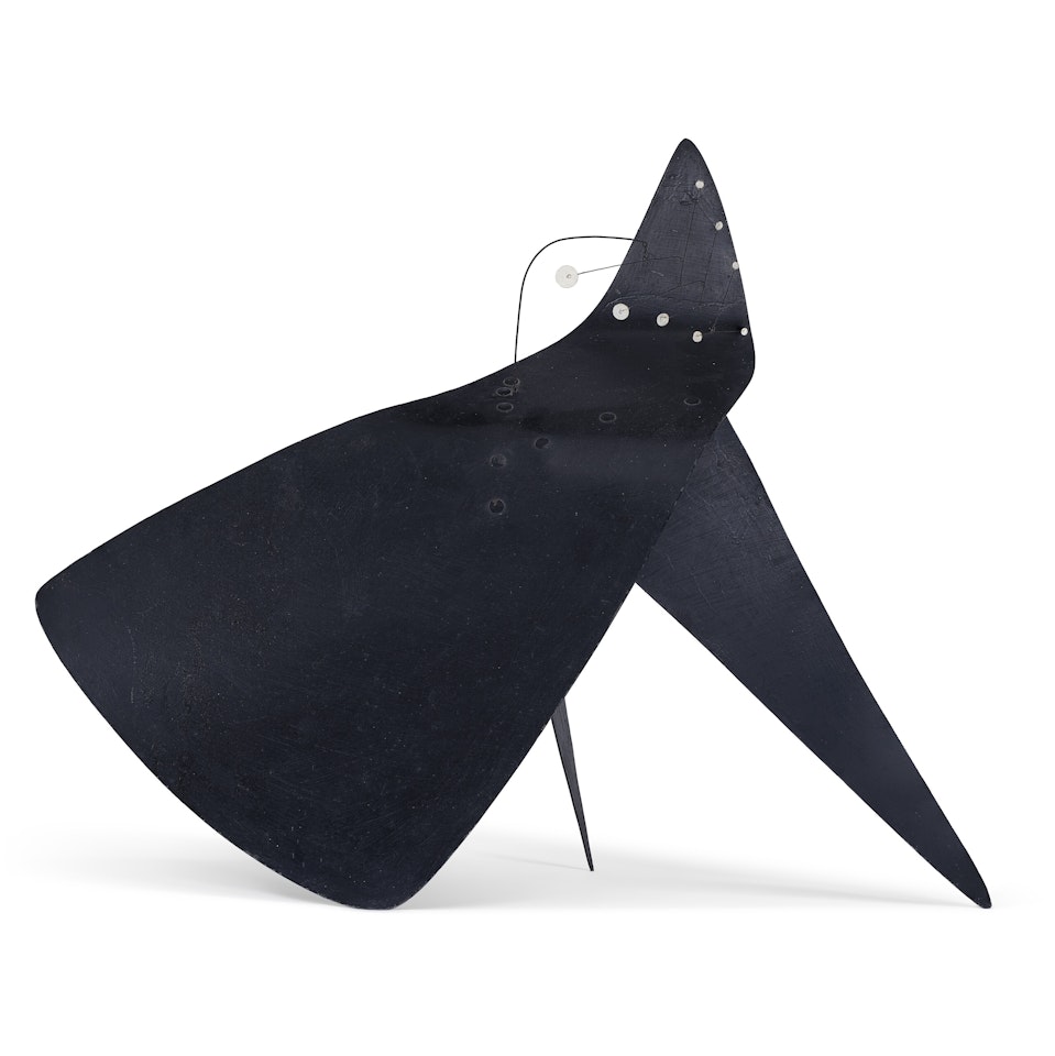 Gypsophila On Black Chair by Alexander Calder