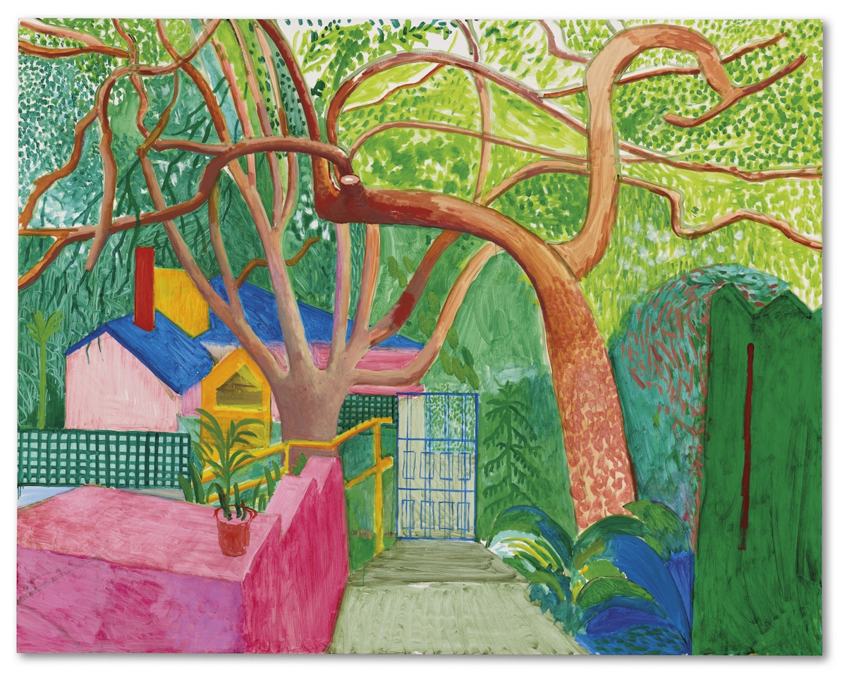 The Gate by David Hockney