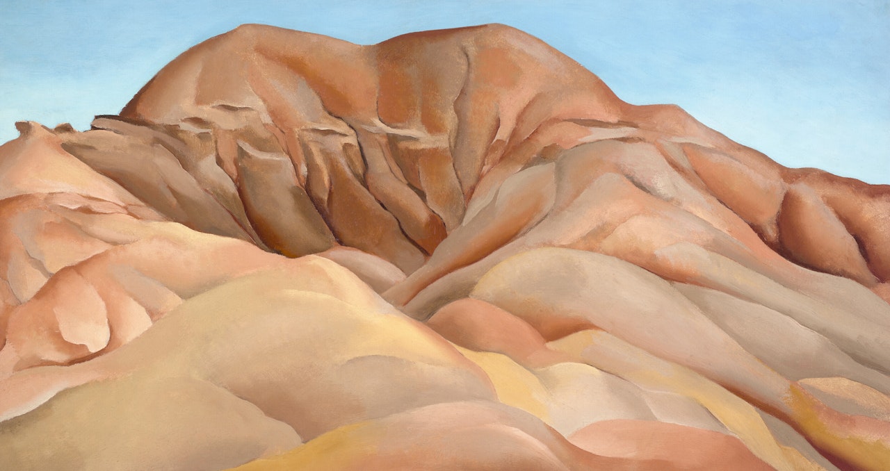 On the Old Santa Fe Road by Georgia O'Keeffe