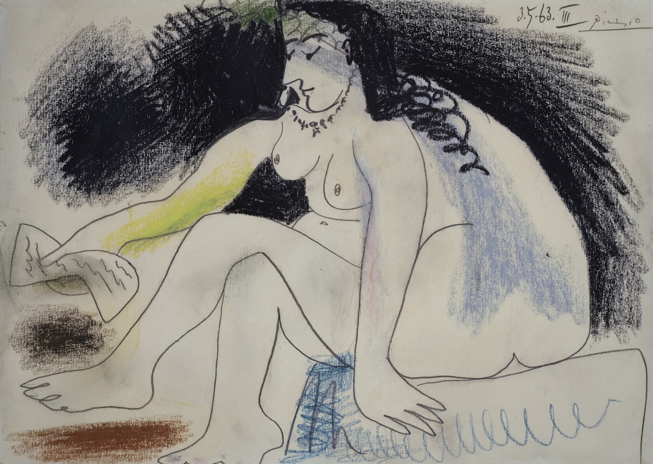 Bethsabée et la lettre de David by Pablo Picasso