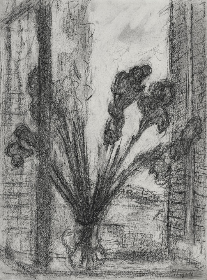 Bouquet à la fenêtre by Marc Chagall