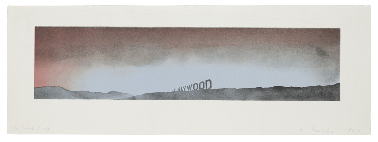 Hollywood by Ed Ruscha