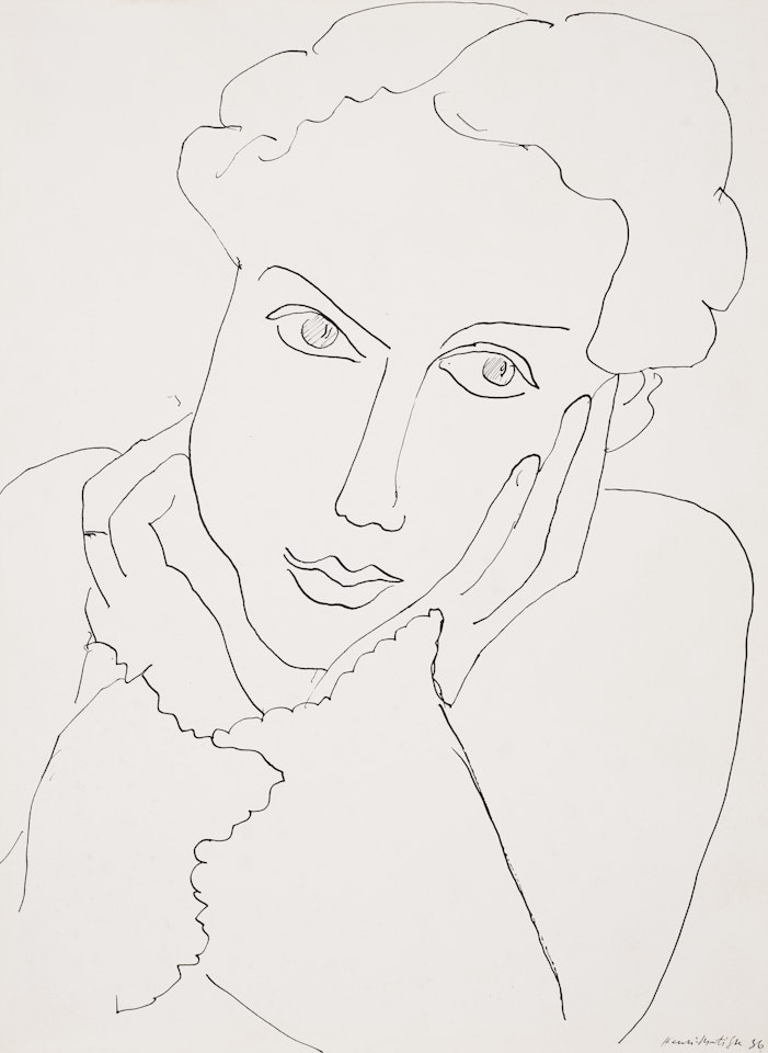 Femme pensive by Henri Matisse
