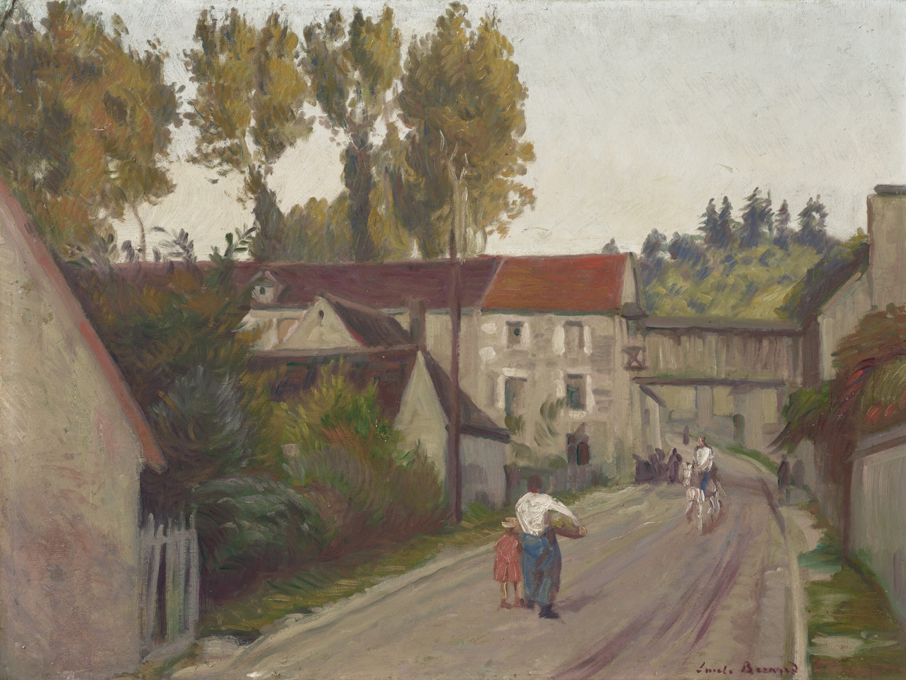 Vue de tonnerre ou Le moulin d'enfer by Emile Bernard