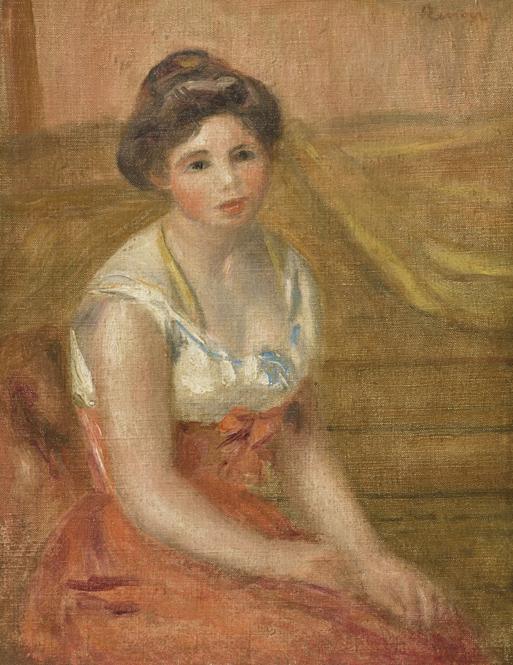 Femme assise by Pierre-Auguste Renoir