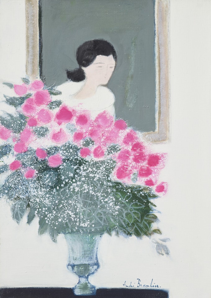 Bouquet au miroir by André Brasilier