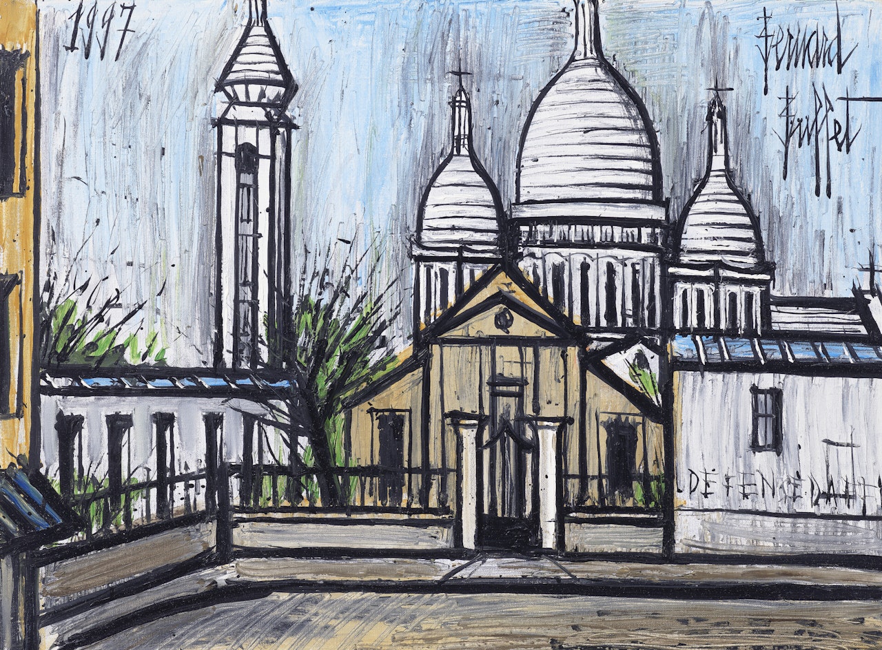 Saint Pierre de Montmartre et le Sacré-Coeur by Bernard Buffet