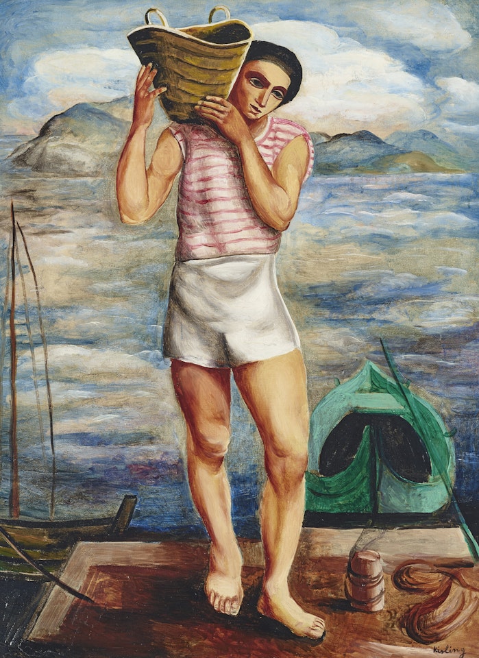 Le Pêcheur by Moïse Kisling