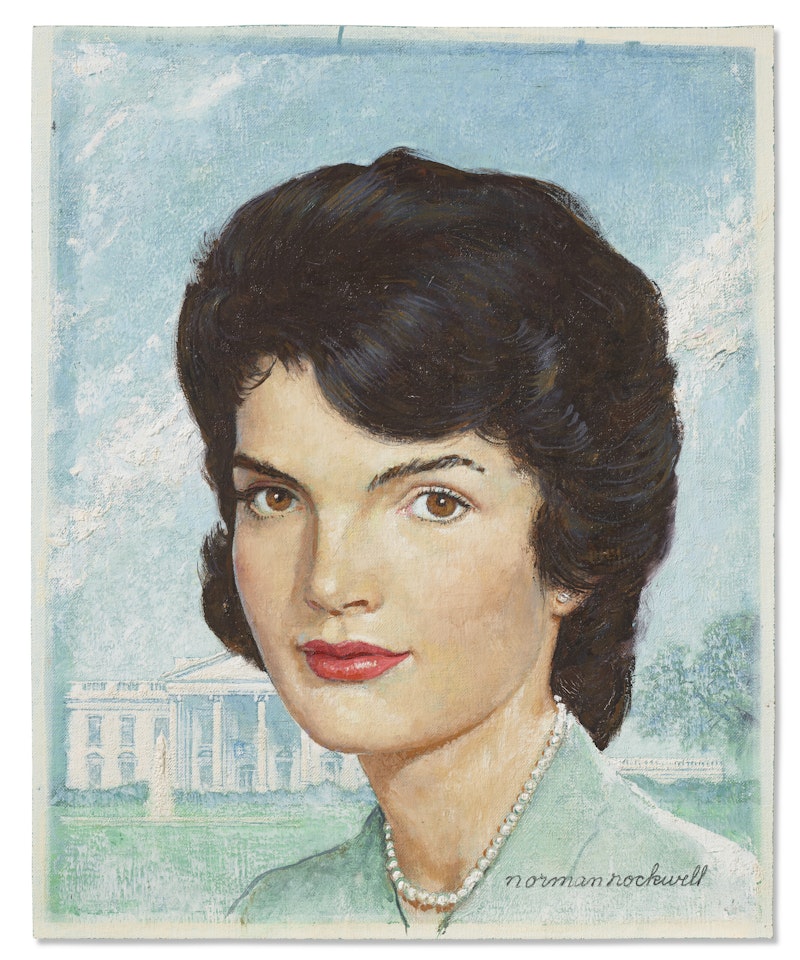 Portrait of Jackie Kennedy by Norman Rockwell