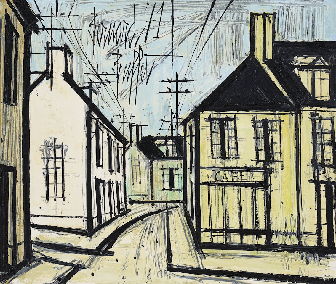 Café de banlieue by Bernard Buffet