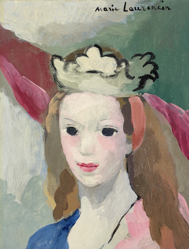 Jeune fille couronnée by Marie Laurencin