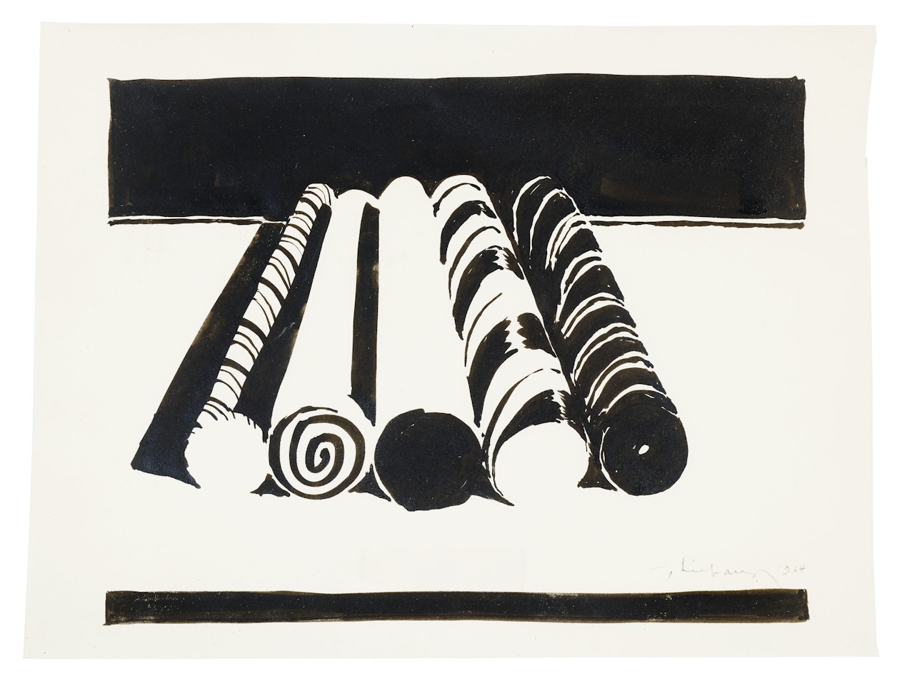 Candy Rolls by Wayne Thiebaud