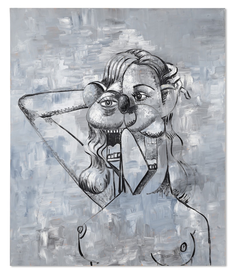 Untitled (Painting Drawing 6) by George Condo