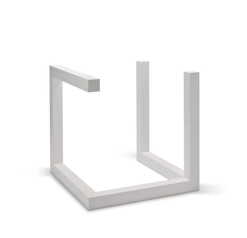 Incomplete Open Cube 7/14 by Sol LeWitt