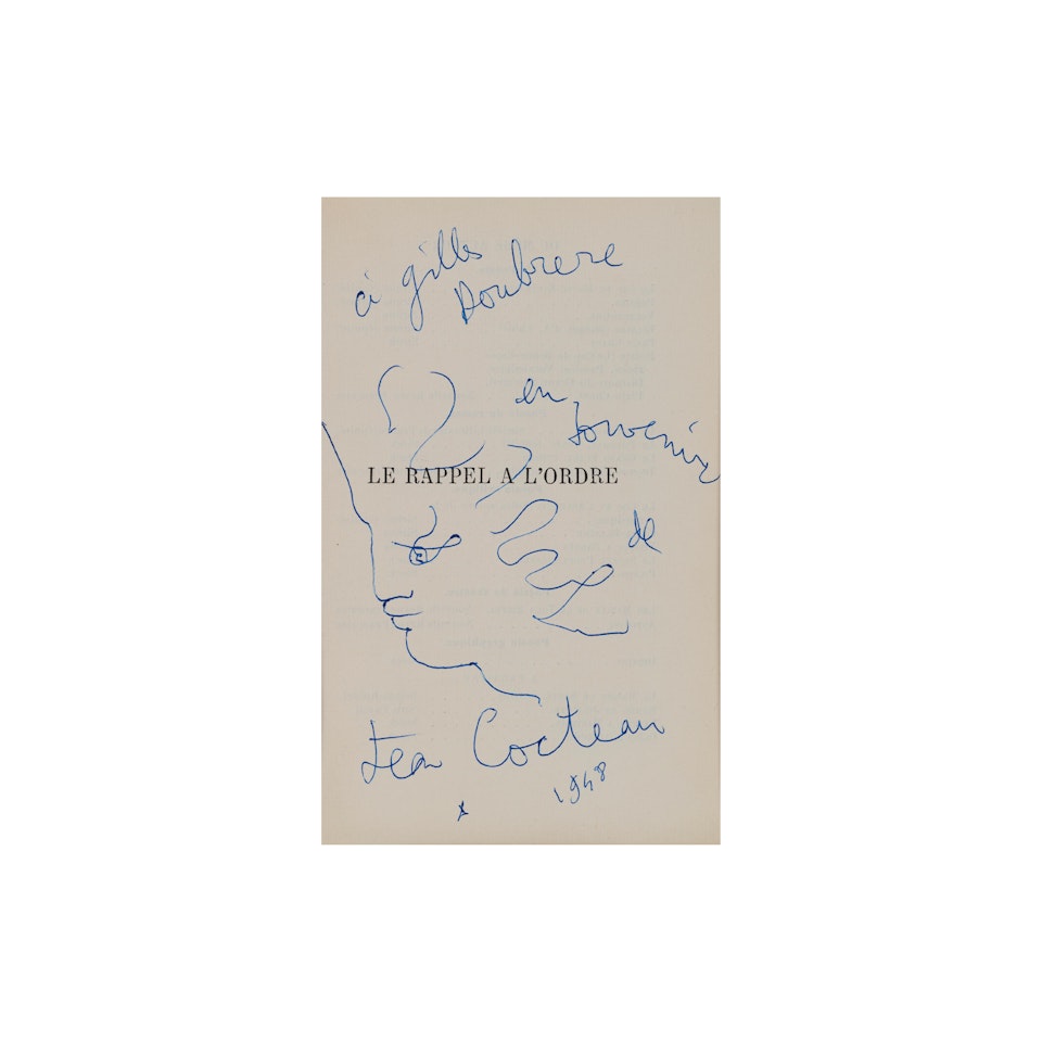 A Gilles Doubrere en souvenir de Jean Cocteau by Jean Cocteau