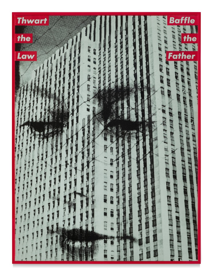 Untitled (Thwart the Law) by Barbara Kruger