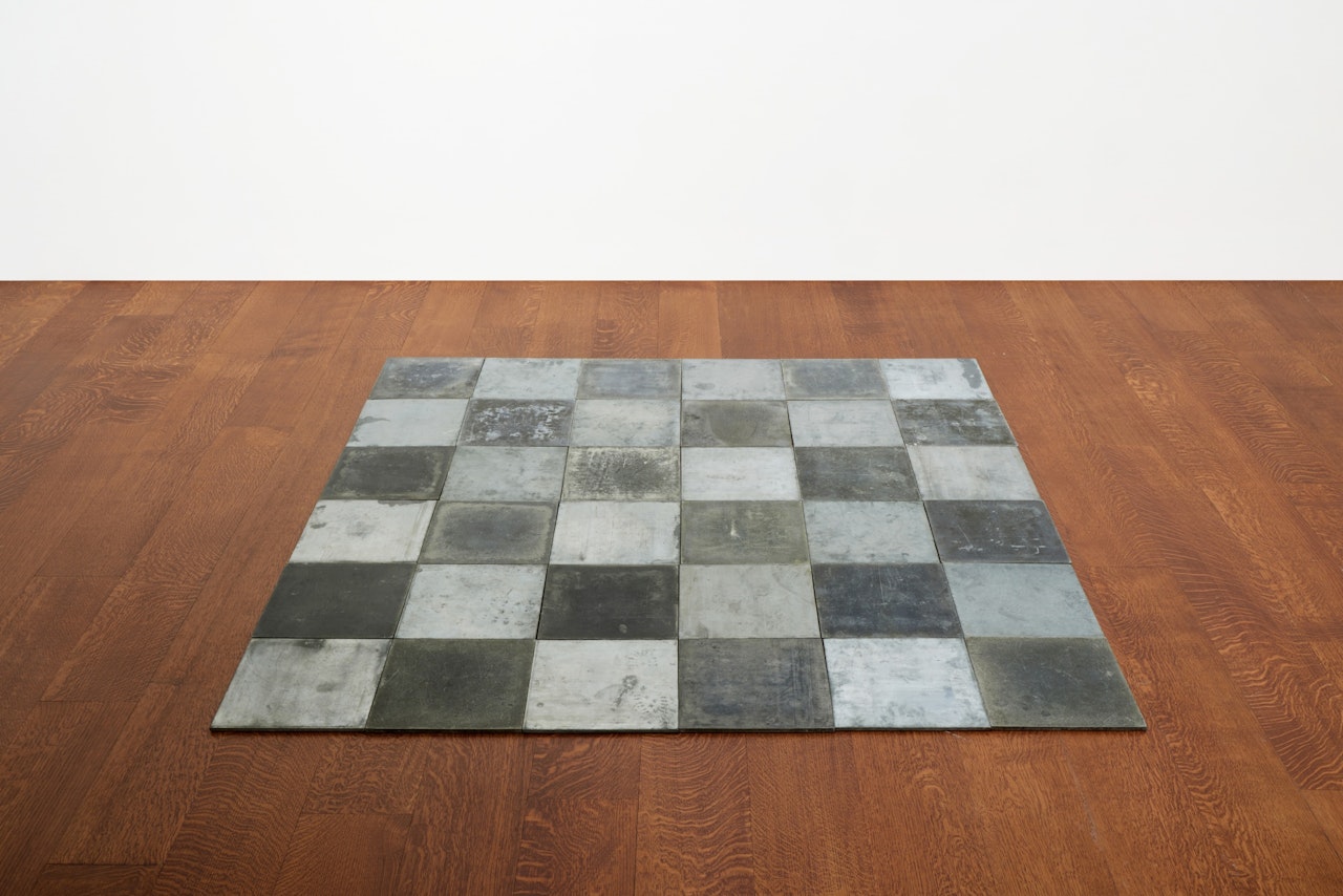 Lead-Zinc Plain by Carl Andre