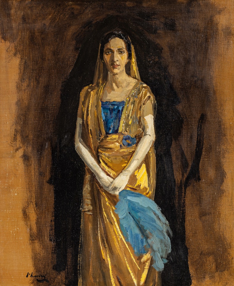 An Indian Lady (Madame Meta?) by John Lavery
