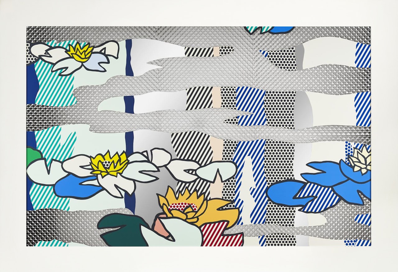 Water Lily Pond with Reflections by Roy Lichtenstein