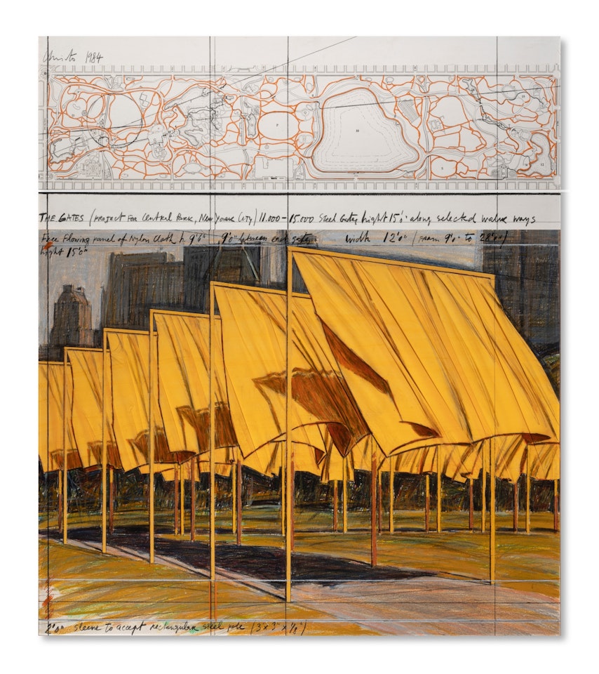 The Gates (Project for Central Park, New York City) by Christo