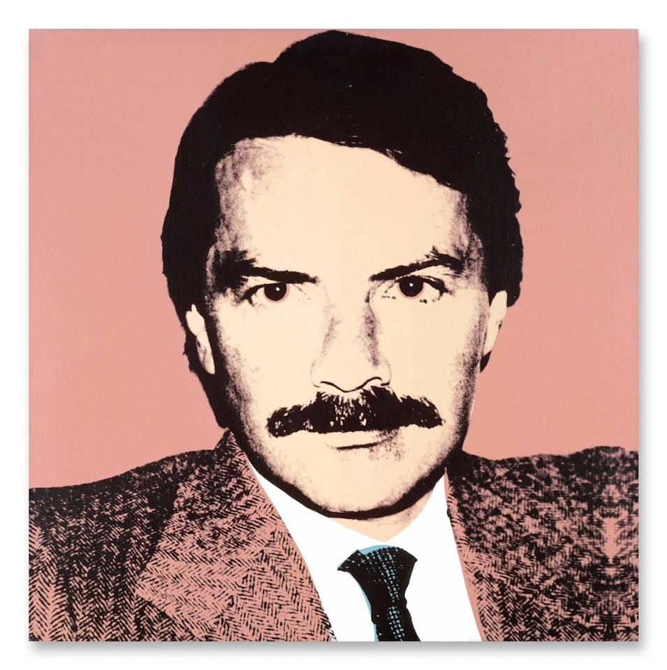 Portrait of Hartmut Stöcker by Andy Warhol