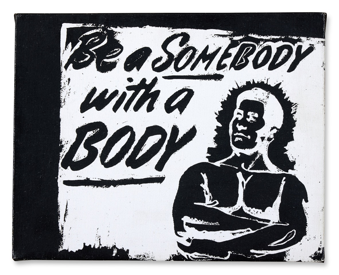 Be a Somebody With a Body by Andy Warhol