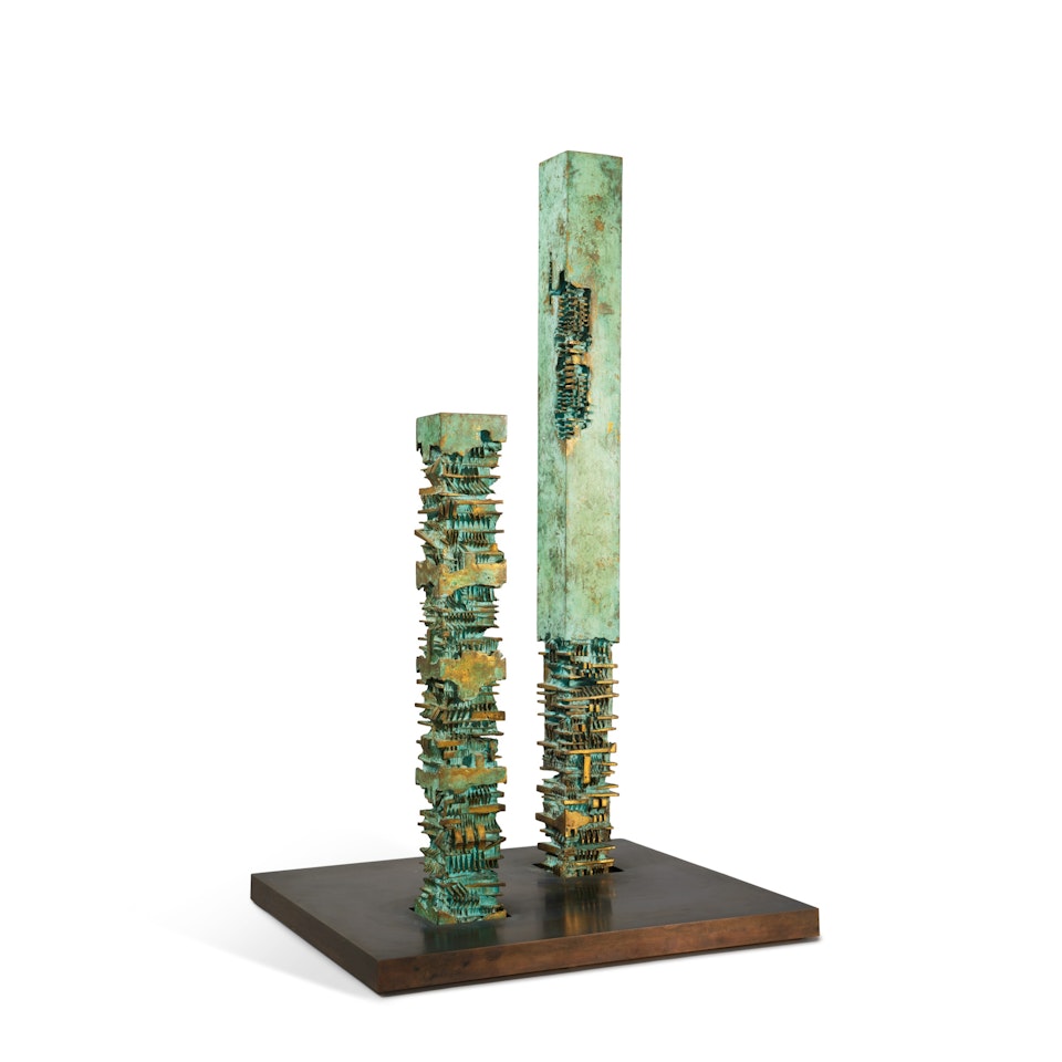 Pillars for Amaliehaven IV by Arnaldo Pomodoro