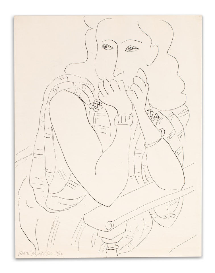 Femme accoudée by Henri Matisse