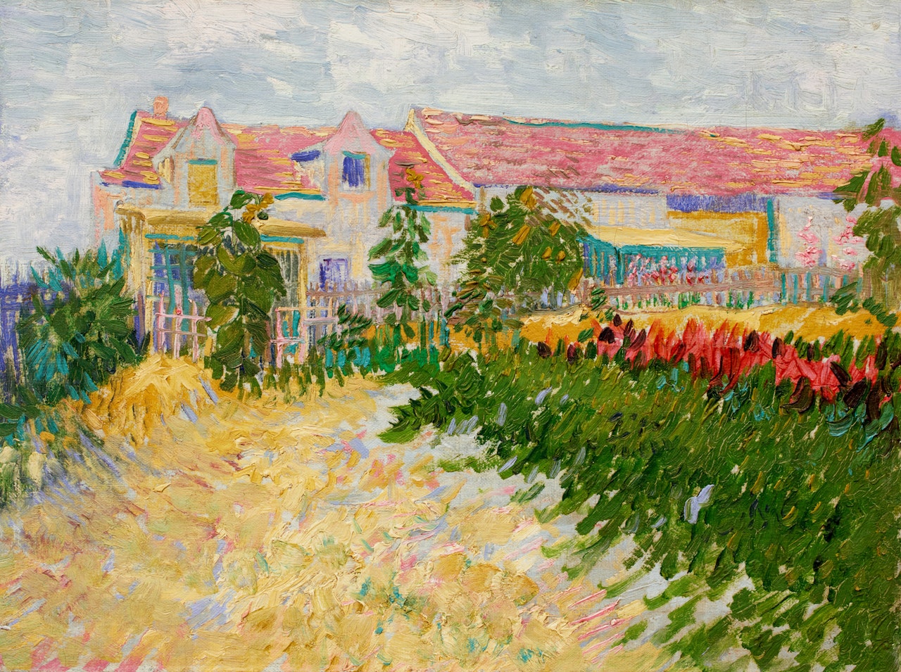 Jardin devant le Mas Debray by Vincent van Gogh