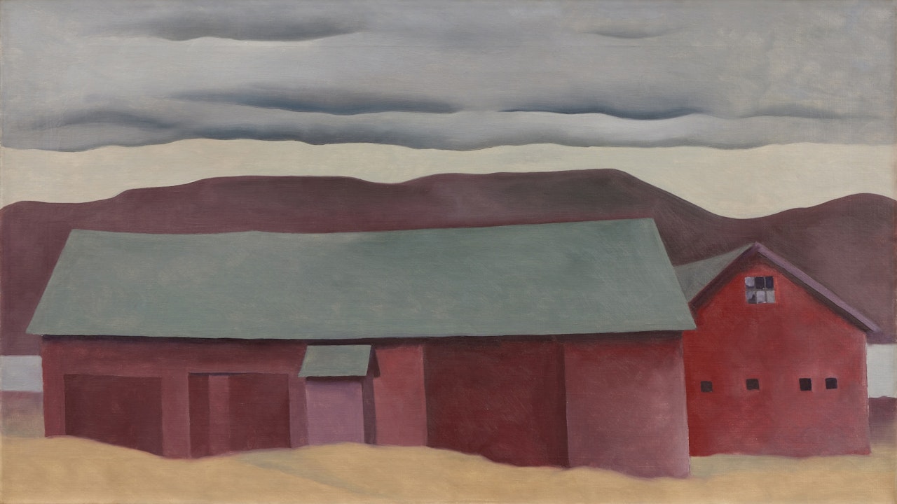 Lake George Barn by Georgia O'Keeffe