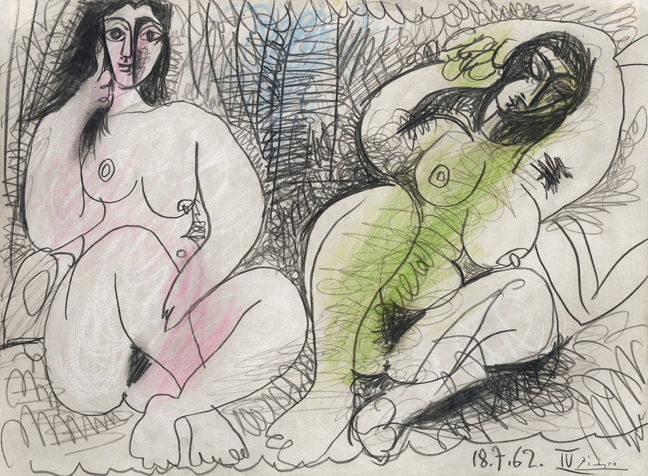 Deux nus by Pablo Picasso