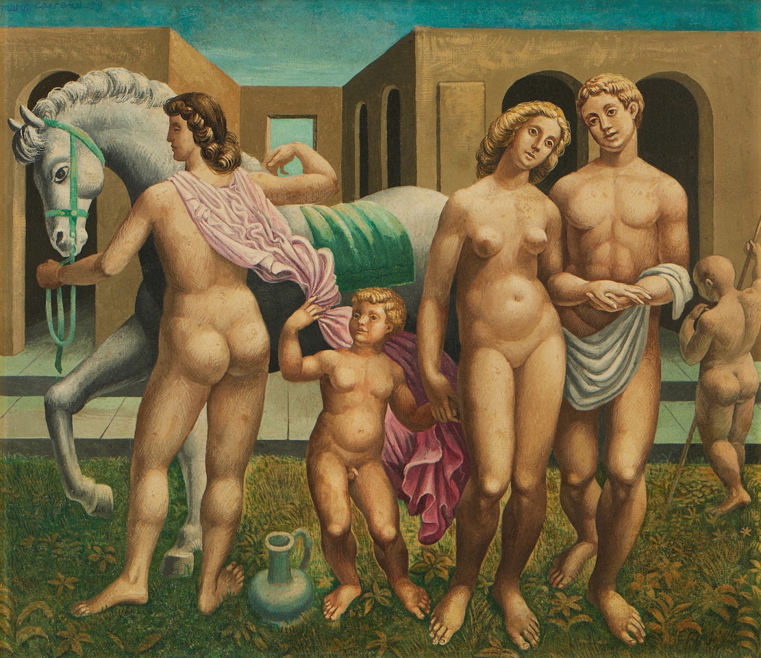 Estudio para fresco by Mario Carreno