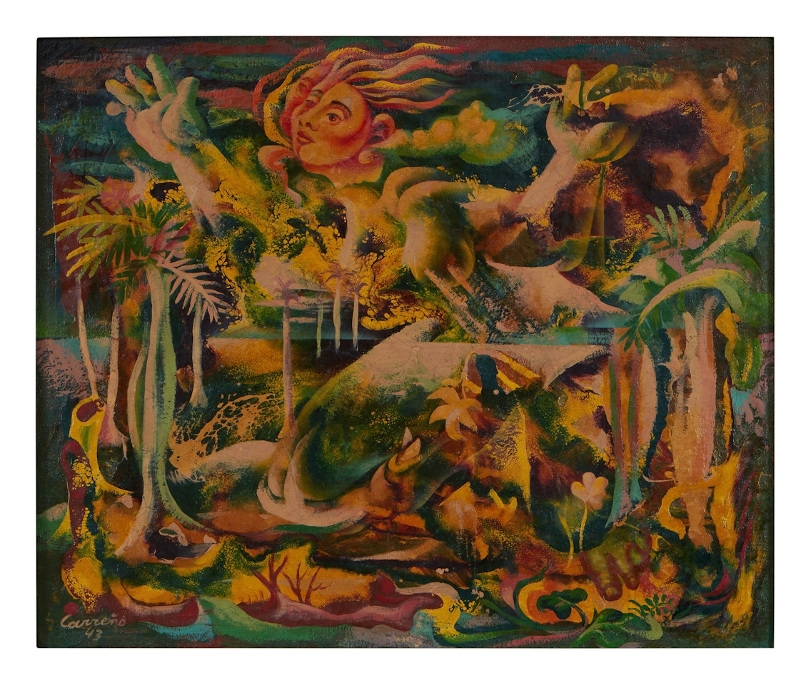 Allegory of a Cuban Landscape by Mario Carreno