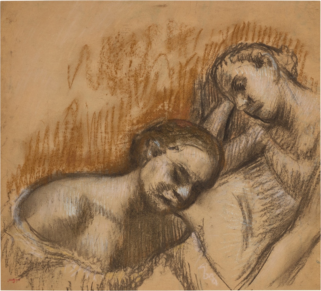 Deux danseuses en buste by Edgar Degas