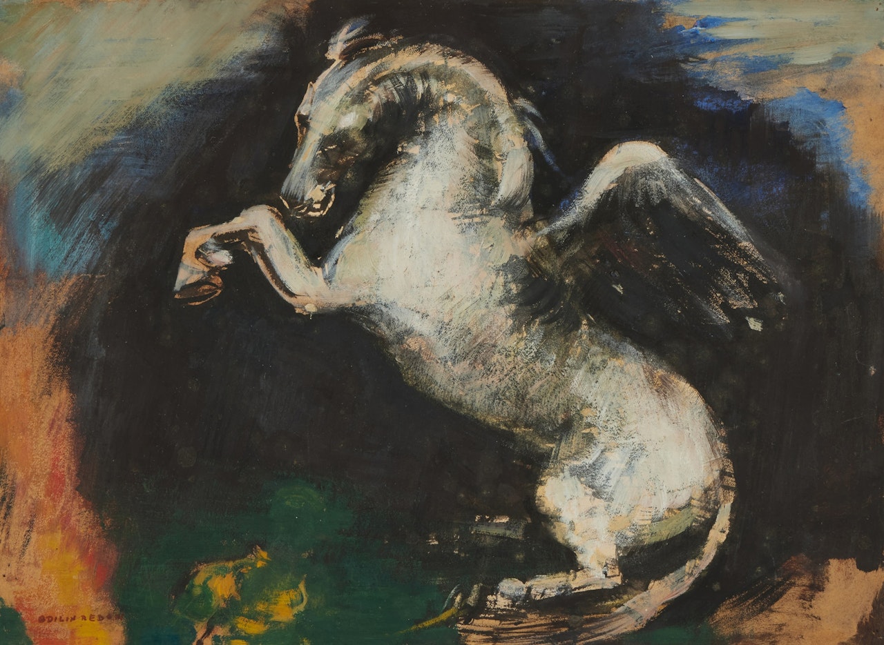 Pégase by Odilon Redon
