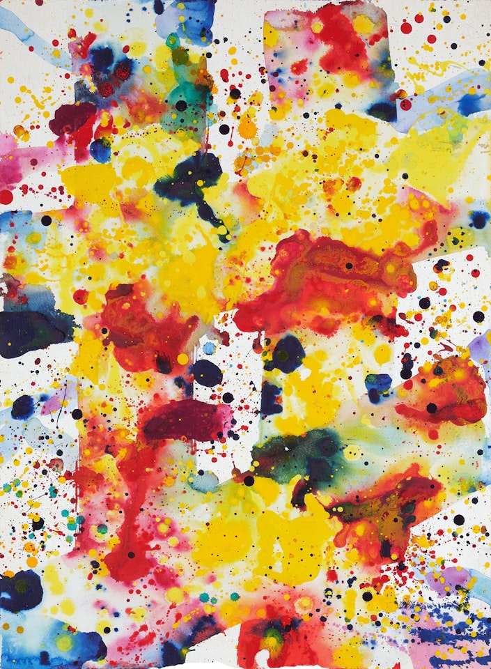 Two Thicket Columns (Nancy's Legs) by Sam Francis