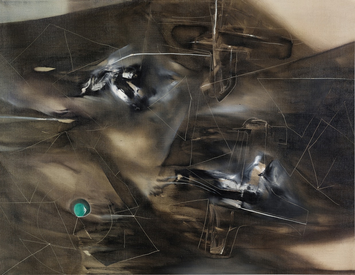 Membranes de l'espace (Agua safiro) by Roberto Matta